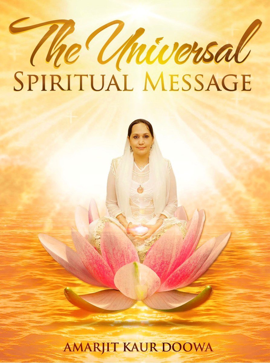Dr. Amarjit Kaur Doowa spiritual message poster