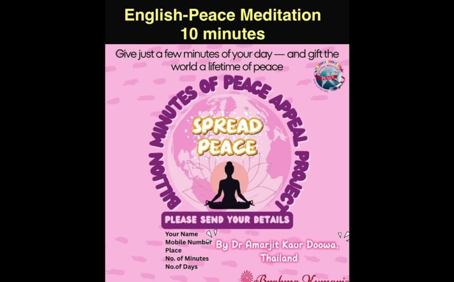 Spread Peace — Meditation Guide in English